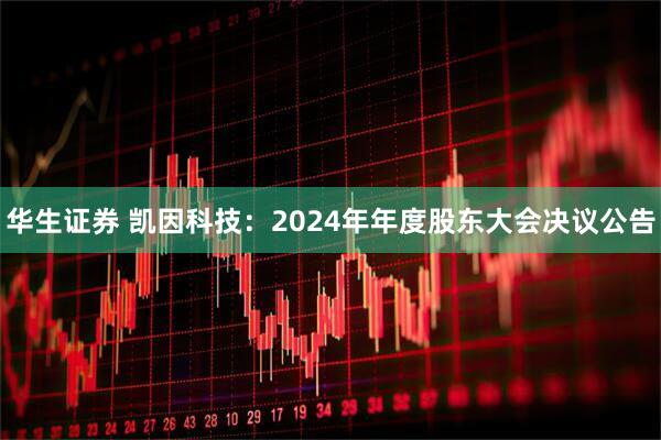 华生证券 凯因科技：2024年年度股东大会决议公告